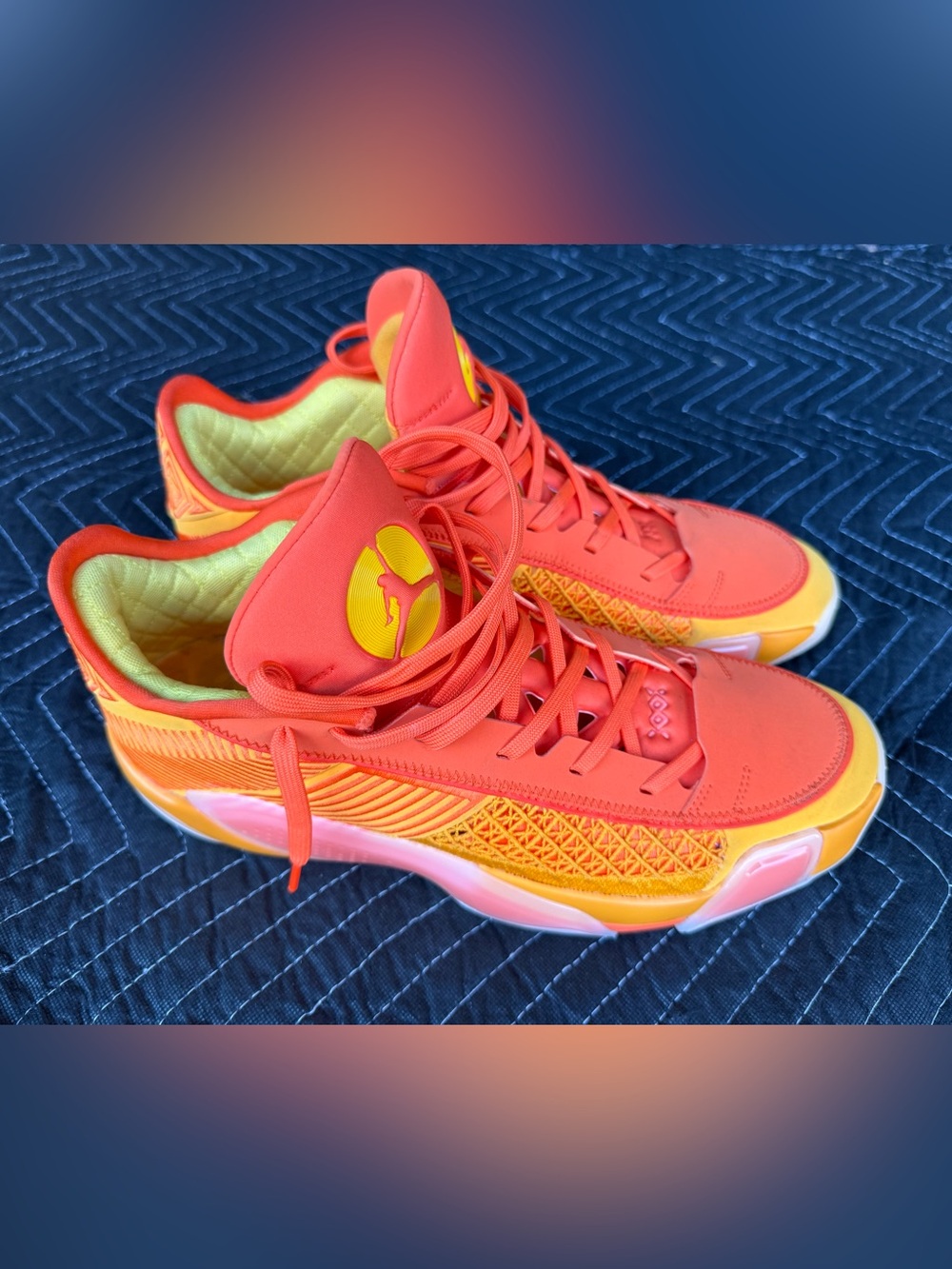Air Jordan 38 Lows - Taxi / Safety Orange - Picture 2 of 5